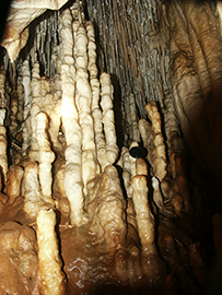 cave with stalagmites