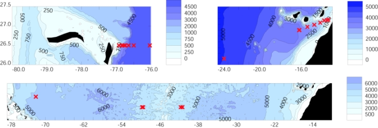 mooring locations